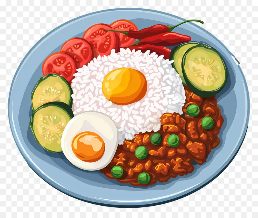 Nasi Lemak，Arroz PNG