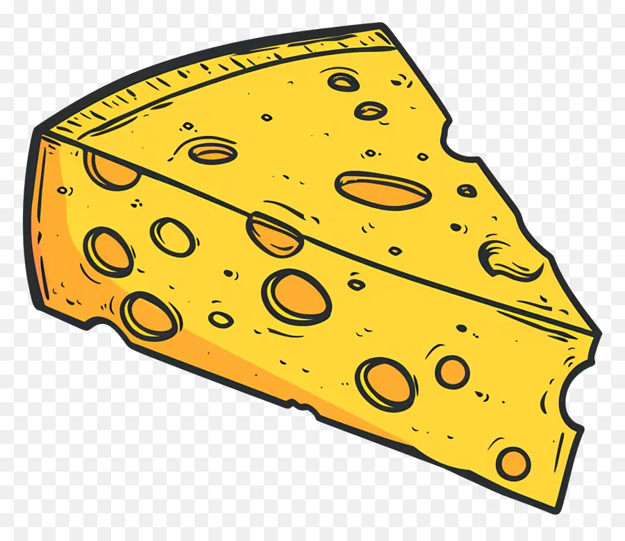 Rebanada De Queso，Cuña De Queso PNG