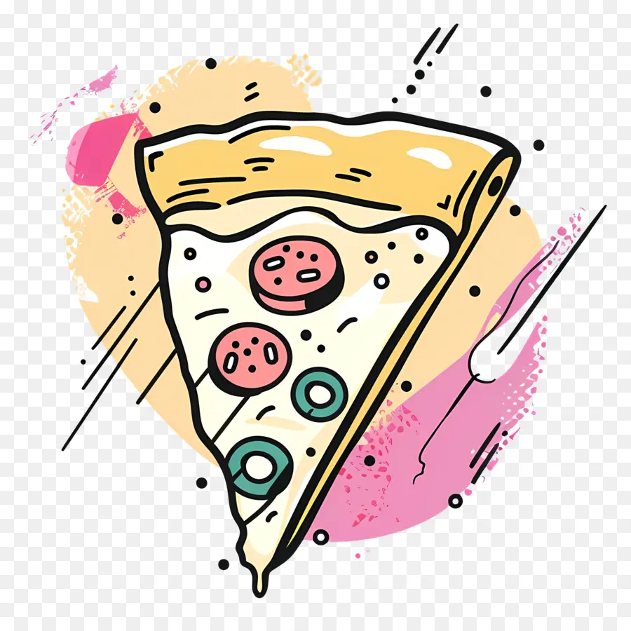 Pizza，Rebanada De Pizza PNG