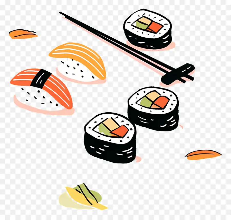 Sushi，Sashimi PNG