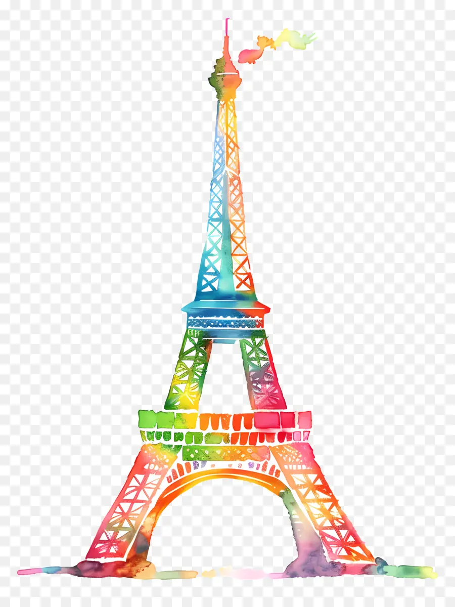 Eiffel，Pintura PNG