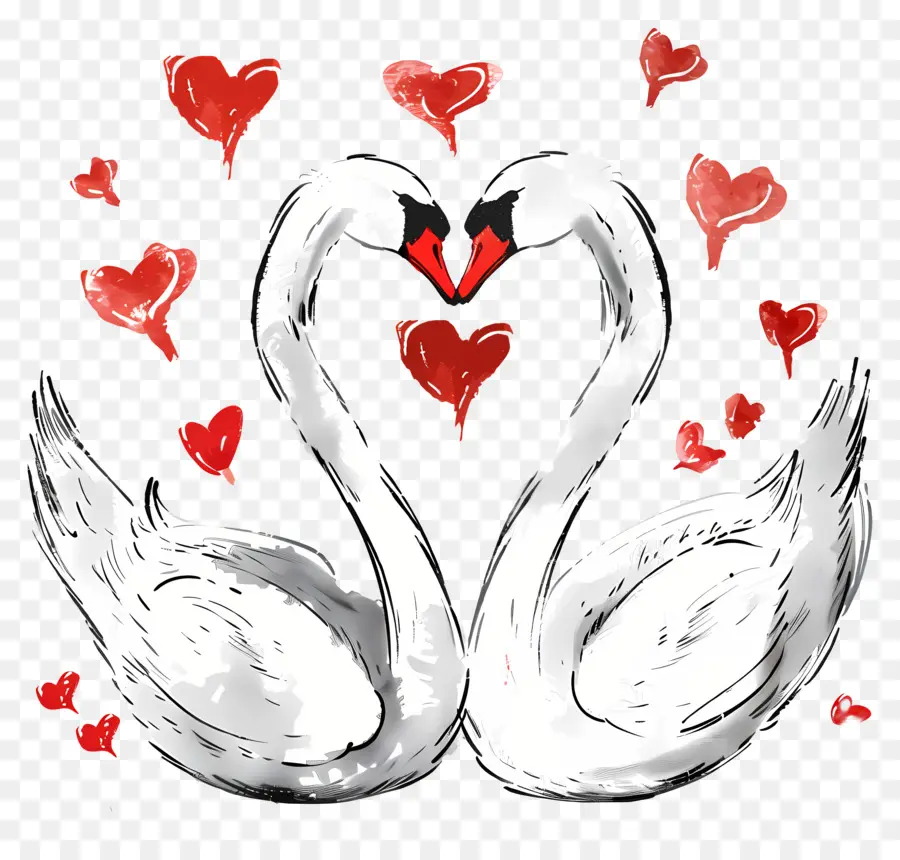 Swan，Corazón PNG