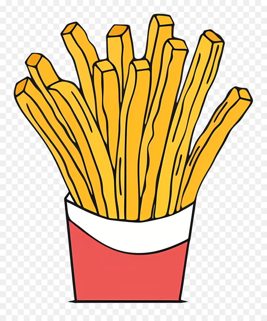 Las Papas Fritas，Comida Rápida PNG