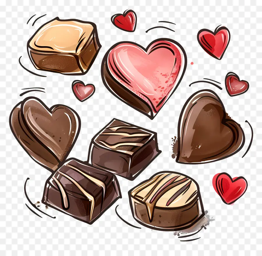 Chocolate，El Día De San Valentín PNG