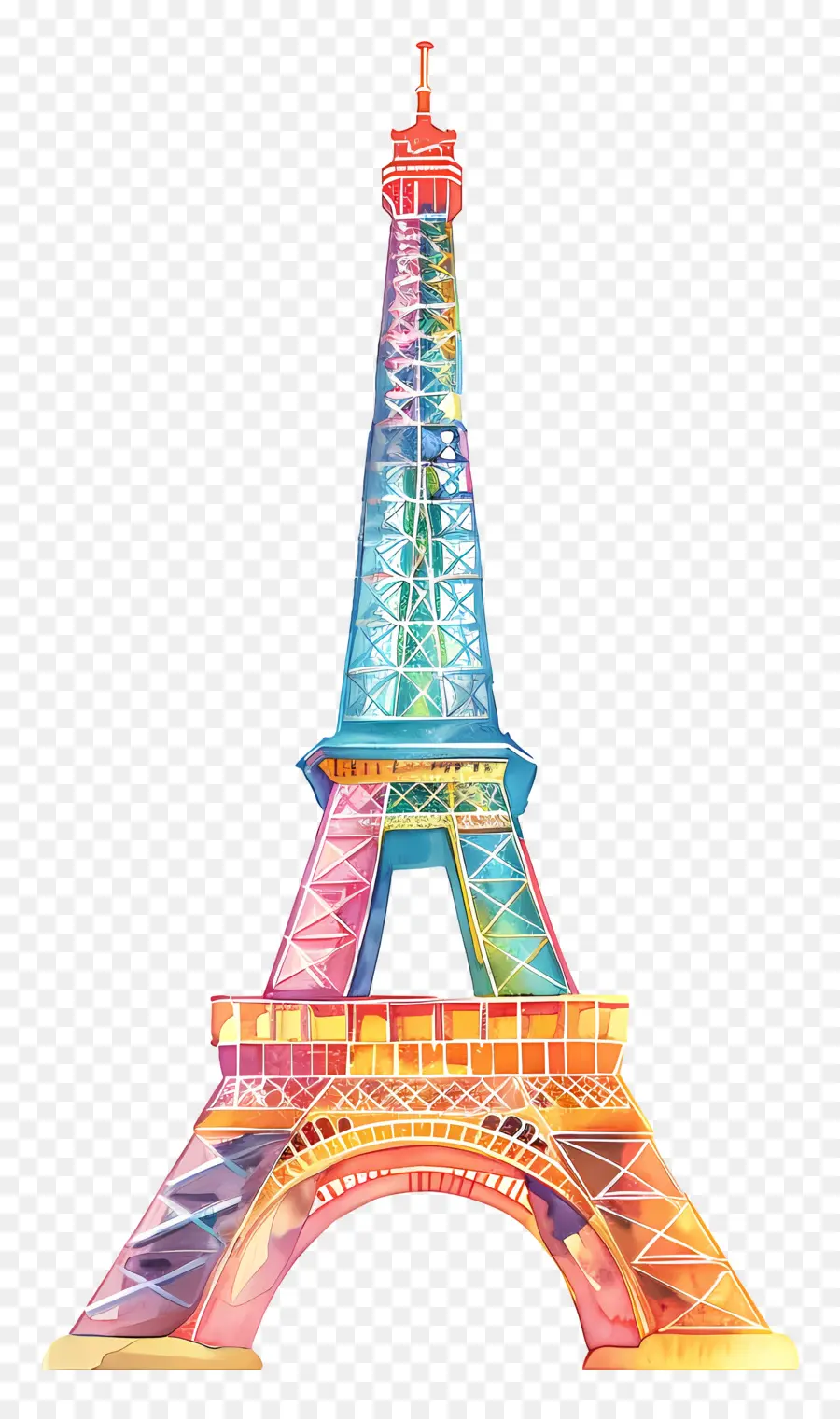 Eiffel，París PNG