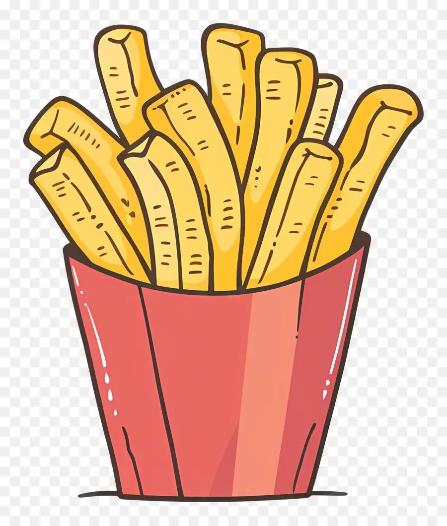 Las Papas Fritas，Comida Rápida PNG