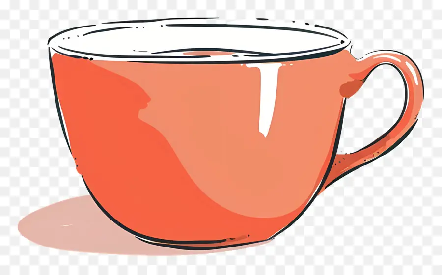 La Taza De Té，Taza De Naranja PNG