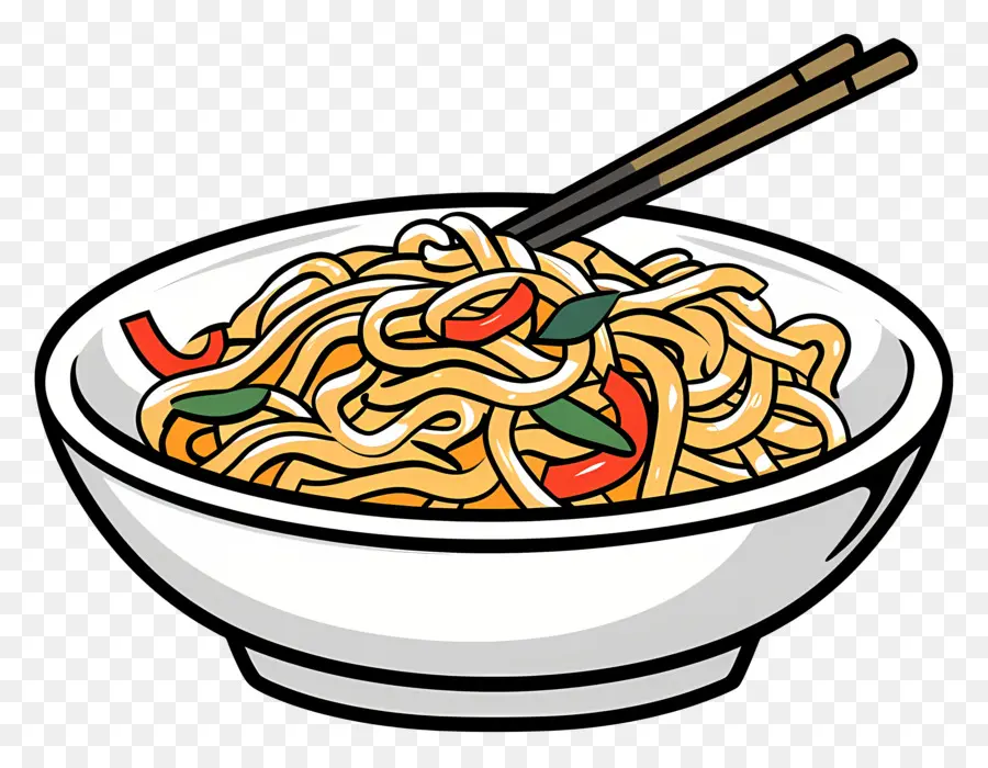 Chow Mein，Fideos PNG