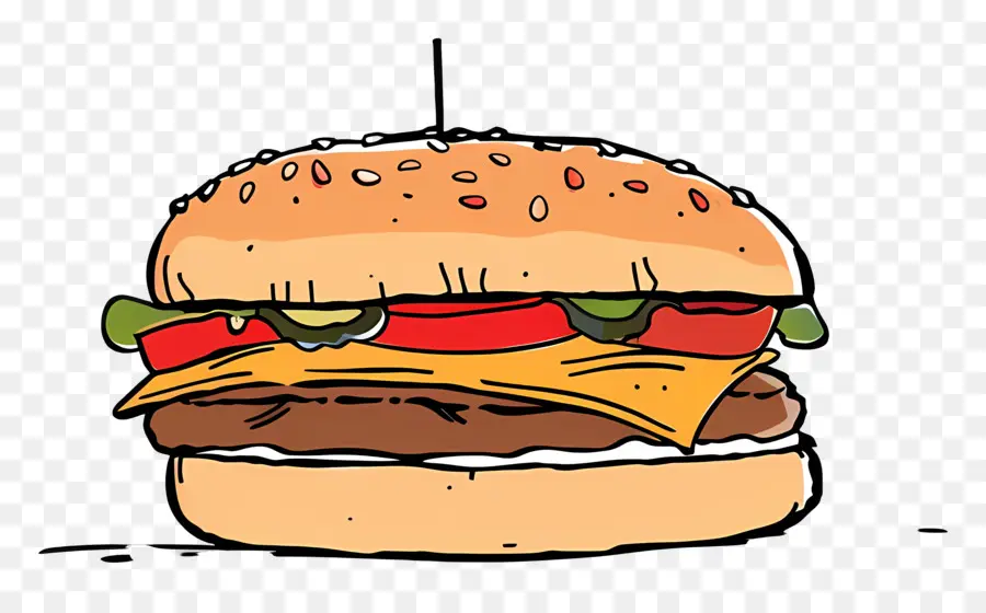 Hamburgo，Hamburguesa Con Queso PNG