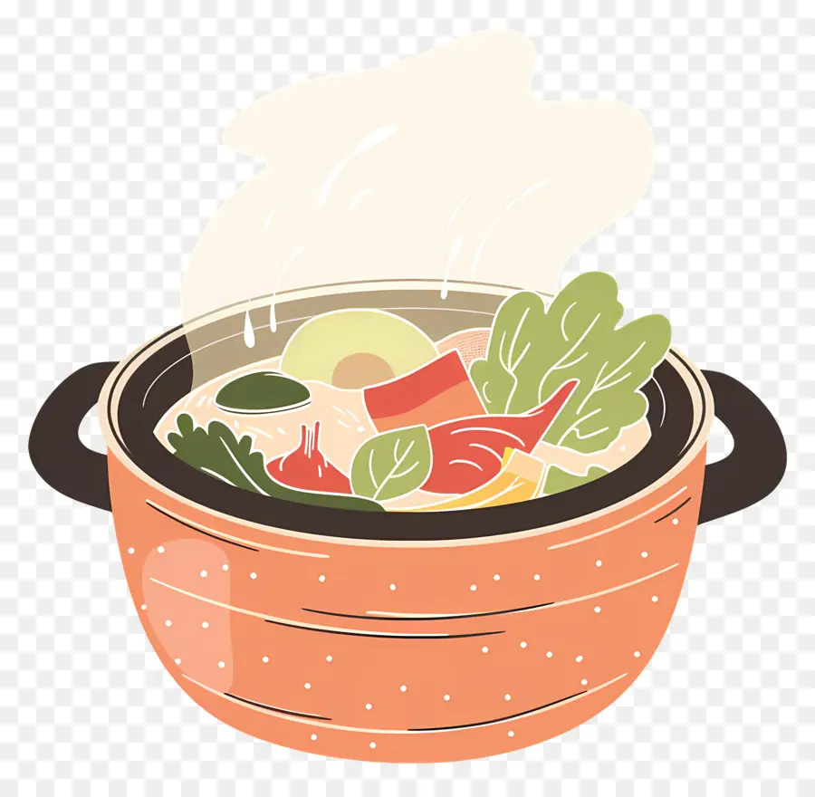 Olla Caliente，Los Alimentos Cocinados PNG