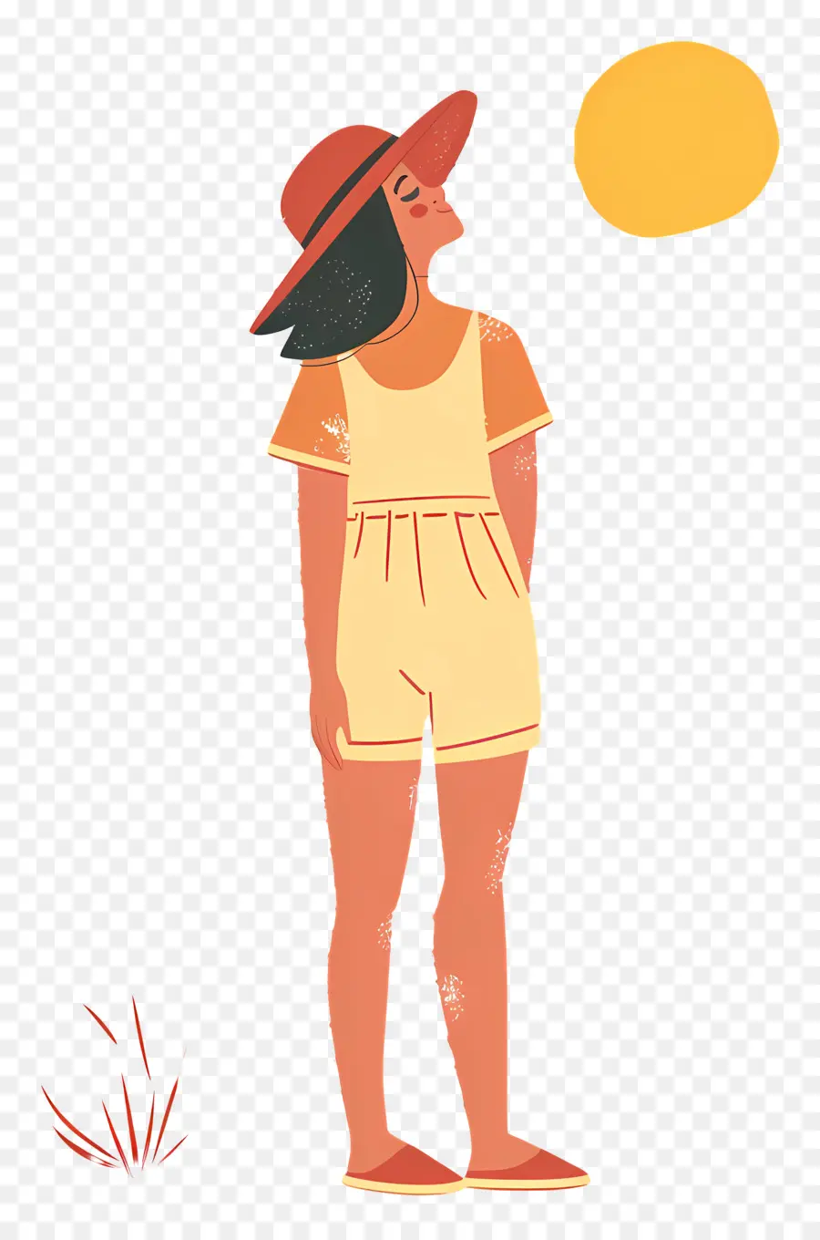 Verano Kid，Mujer Joven PNG