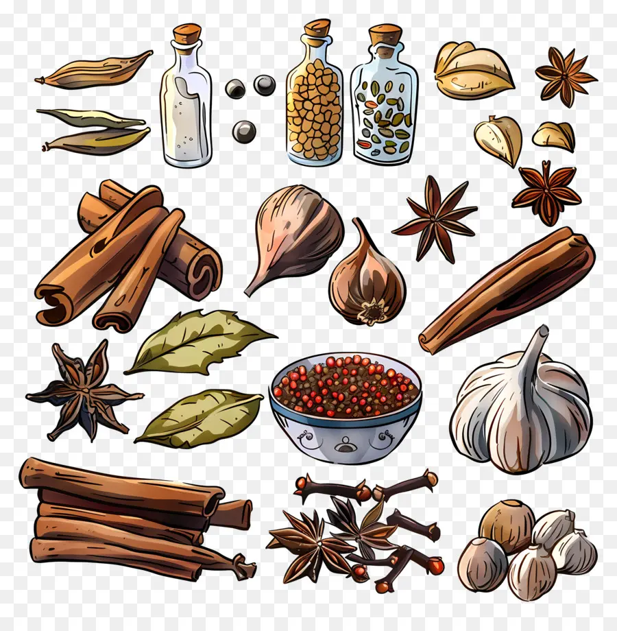 Especias，Canela PNG