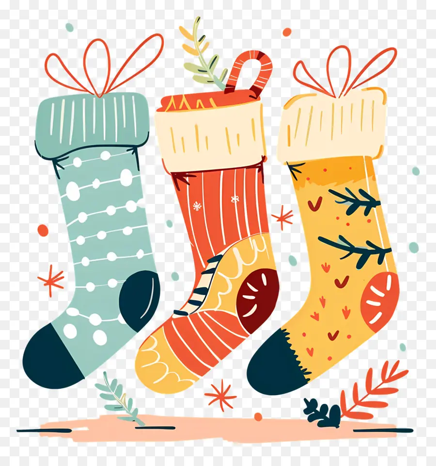 Medias De Navidad，Calcetines De Navidad PNG