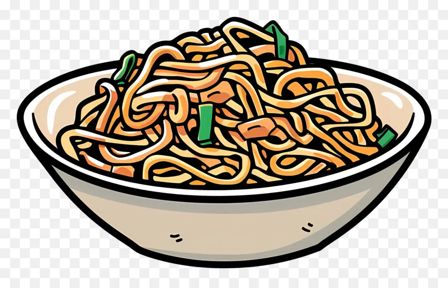 Chow Mein，Fideos PNG