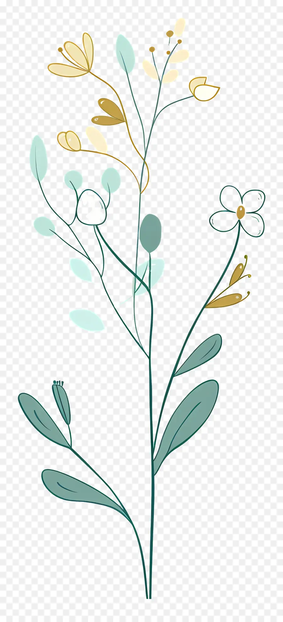 El Tallo Floral，Planta PNG