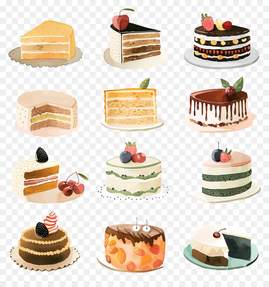 Tortas，Postres PNG