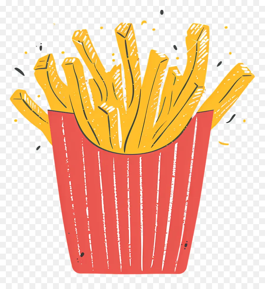 Las Papas Fritas，Comida Rápida PNG