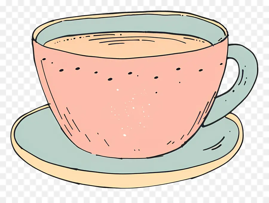 La Taza De Té，Rosa De La Copa PNG