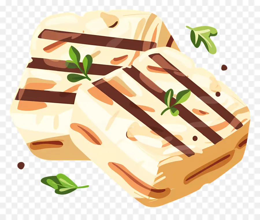 Halloumi A La Parrilla，Galletas Con Chispas De Chocolate PNG