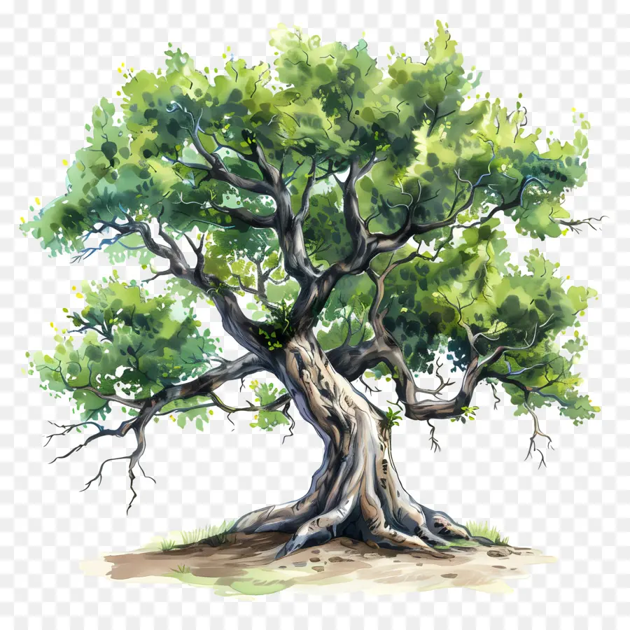 Árbol，Hojas PNG