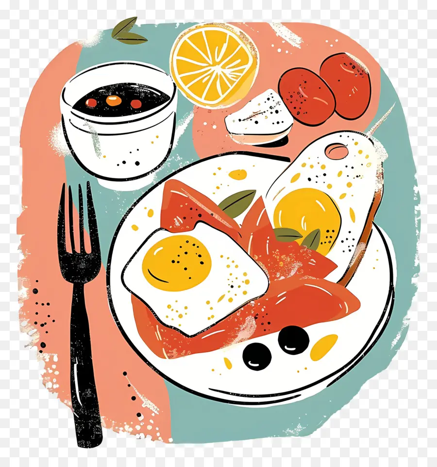 El Desayuno，Eggs PNG