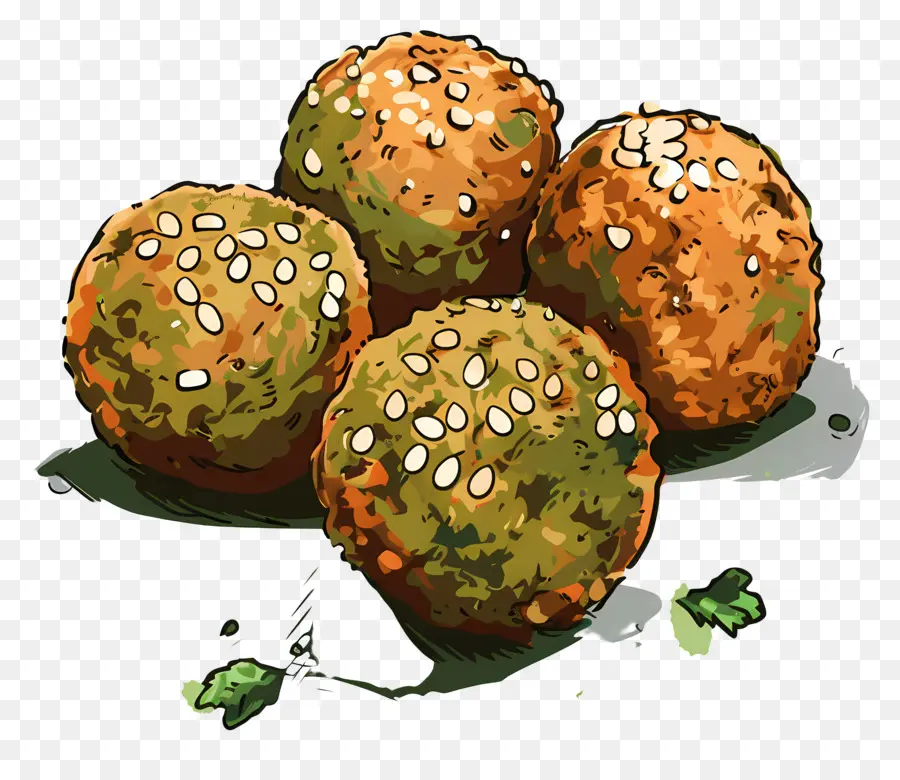 Falafel，La Coca PNG