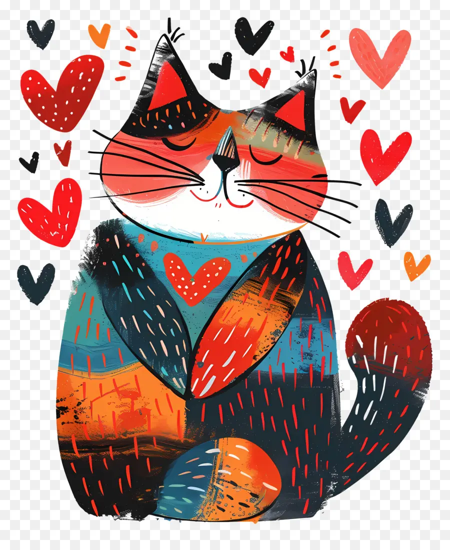 Gato，El Día De San Valentín PNG