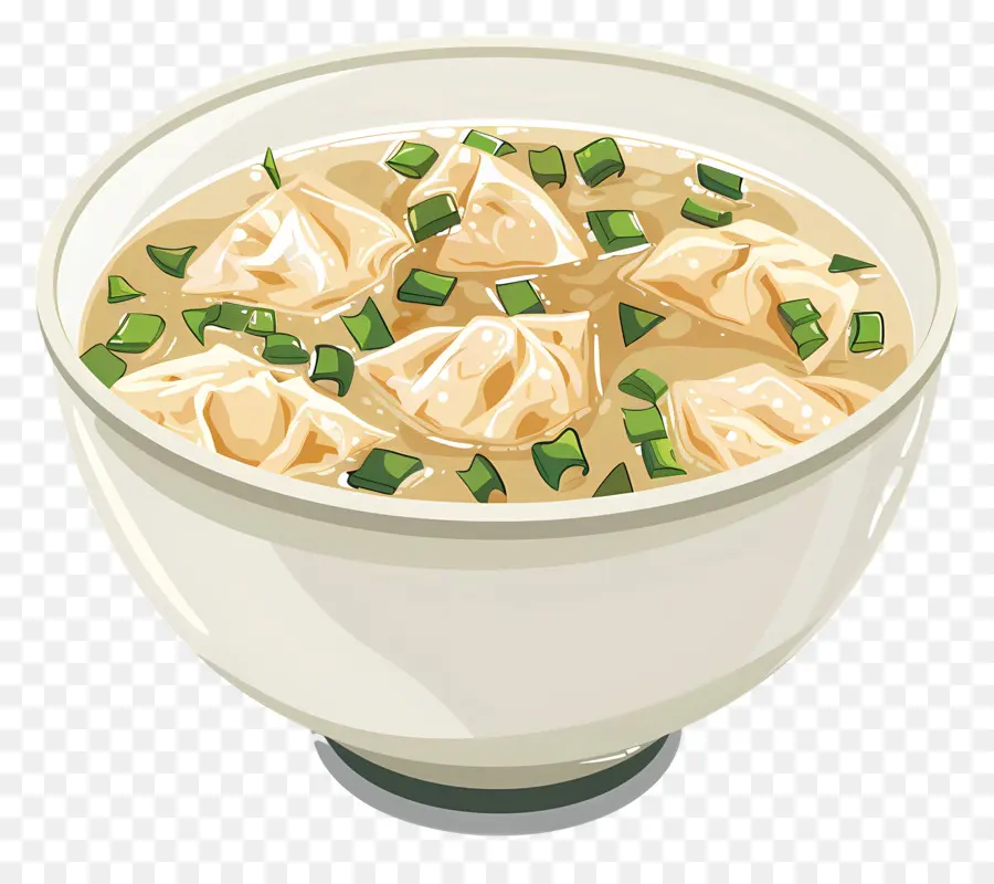 Sopa Wonton，Albóndigas PNG