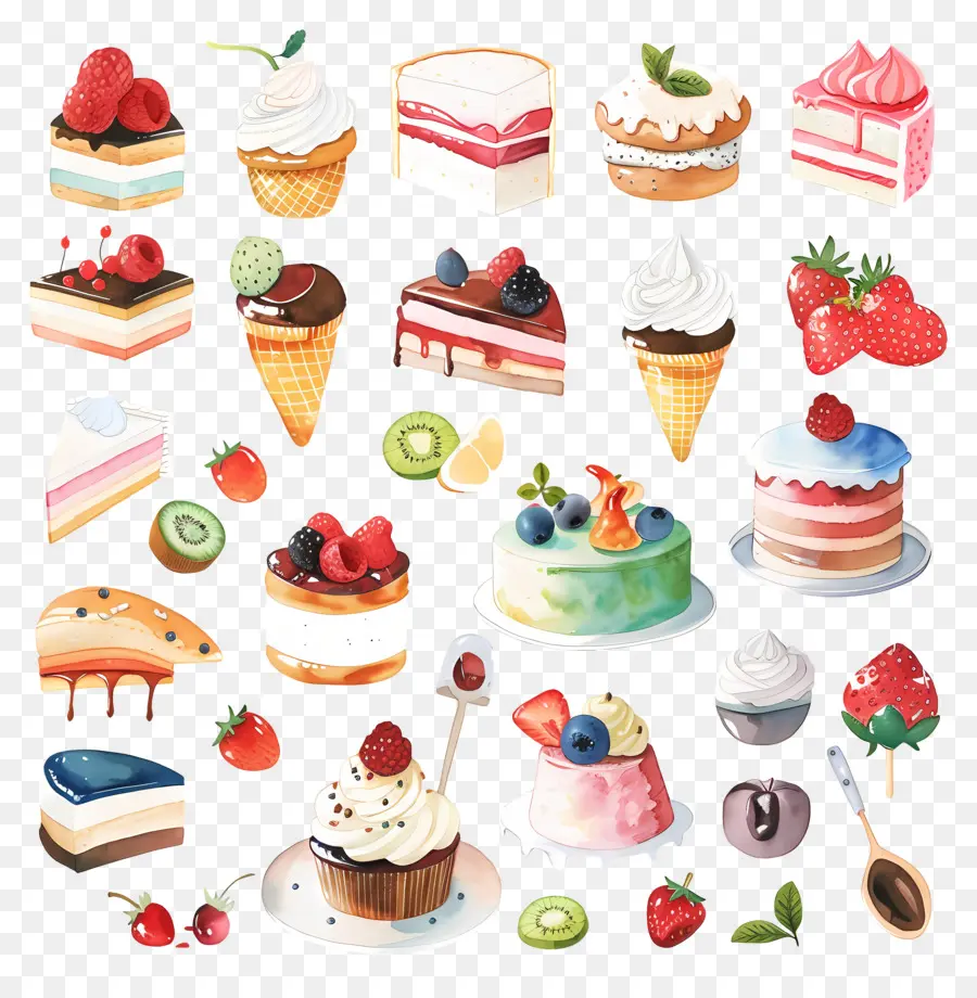 Postres，Tortas PNG