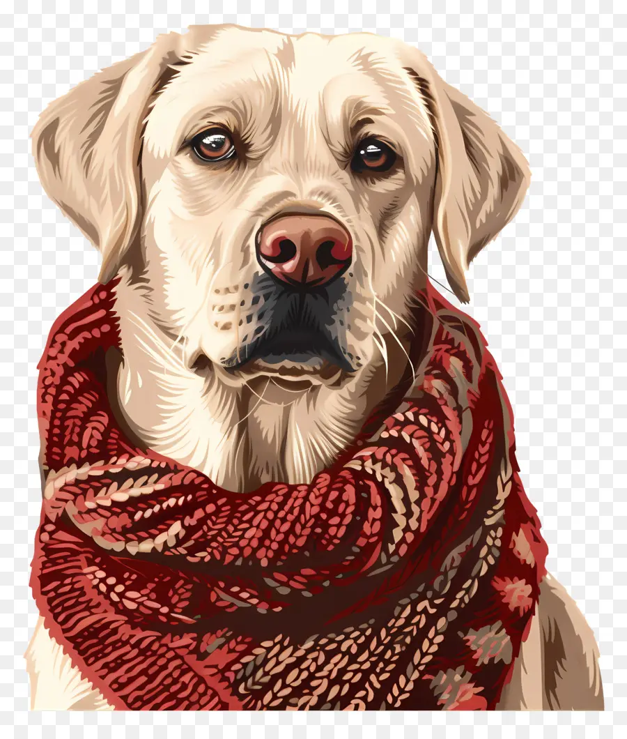 Labrador En Suéter，Perro PNG