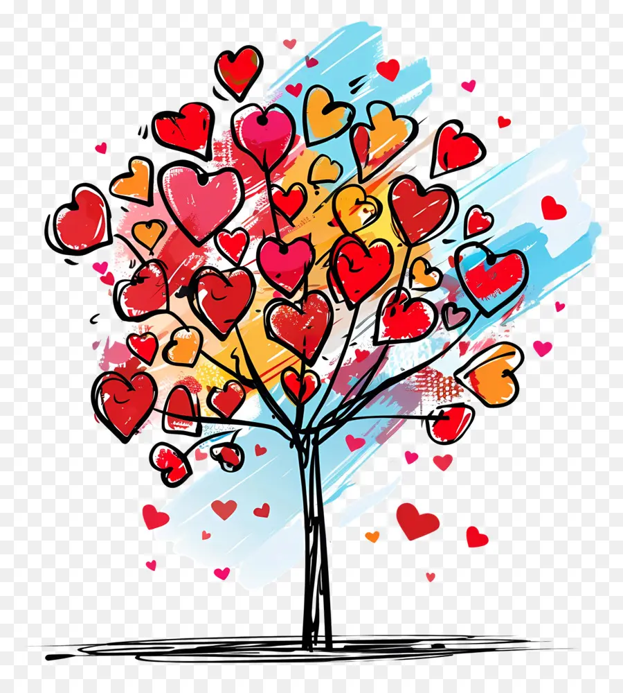 Árbol，El Día De San Valentín PNG