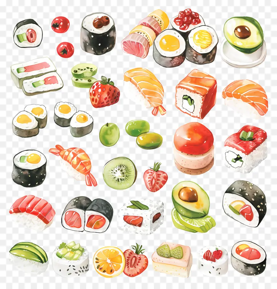 La Comida，Sushi PNG