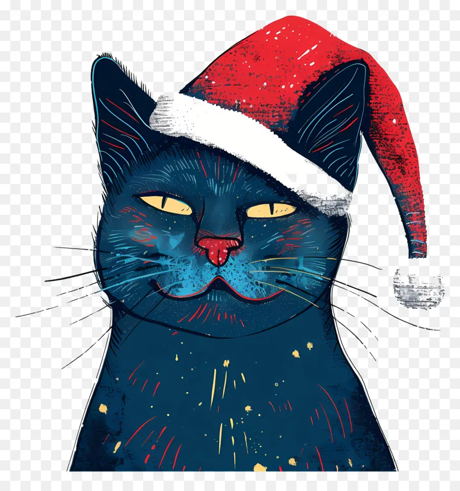 La Navidad Del Gato，Gato Azul PNG