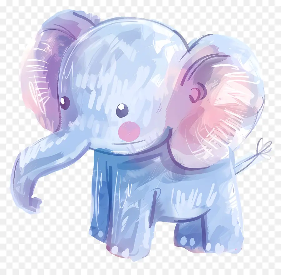 Elefante，Blue Elephant PNG