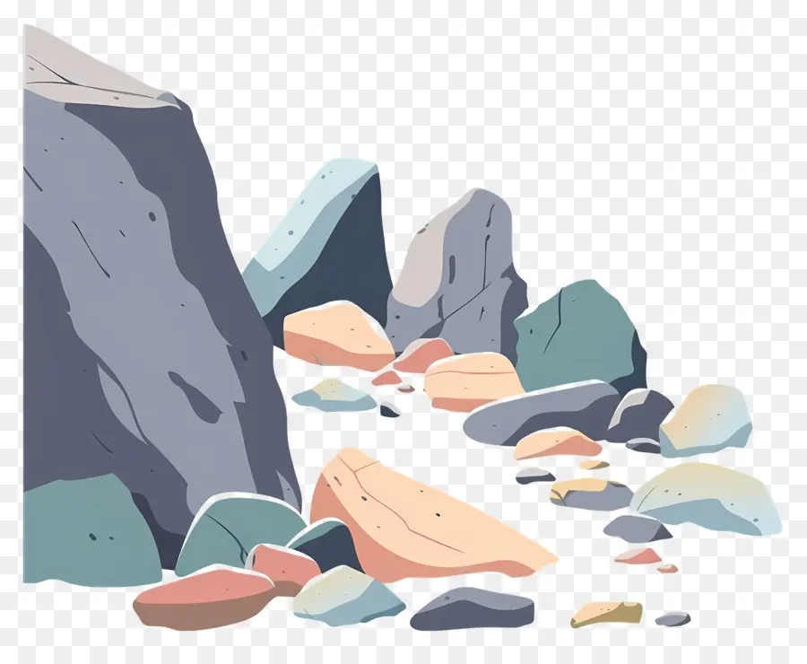 Borde De Piedra，Rocas Y Cantos Rodados PNG