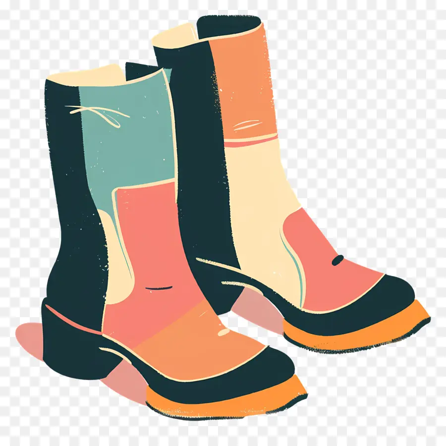 Botas De Moda，Botas De Lluvia PNG