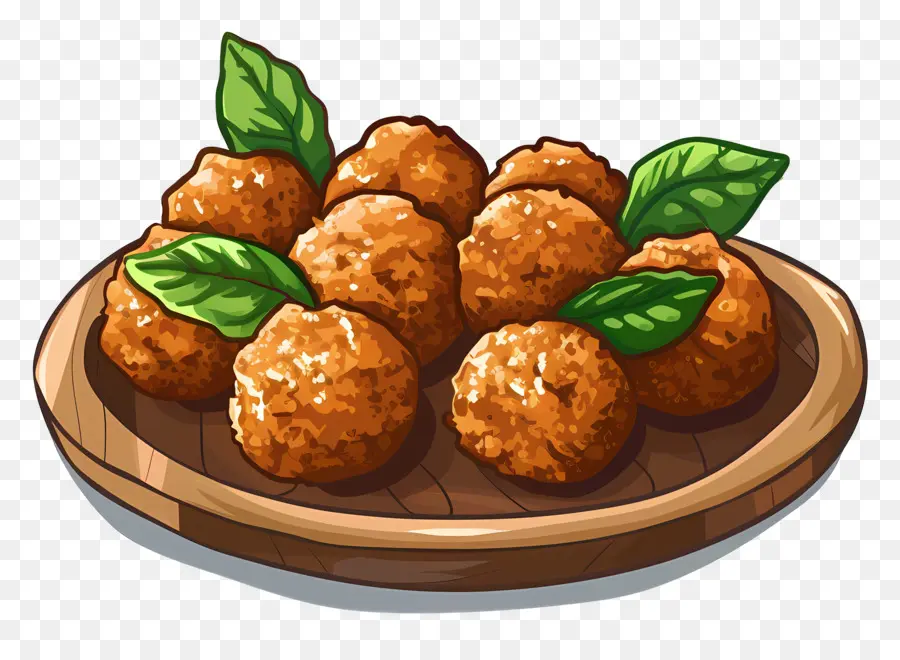 Falafel，Bolas Fritas PNG