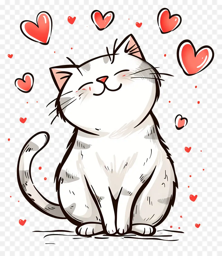 Gato，El Día De San Valentín PNG