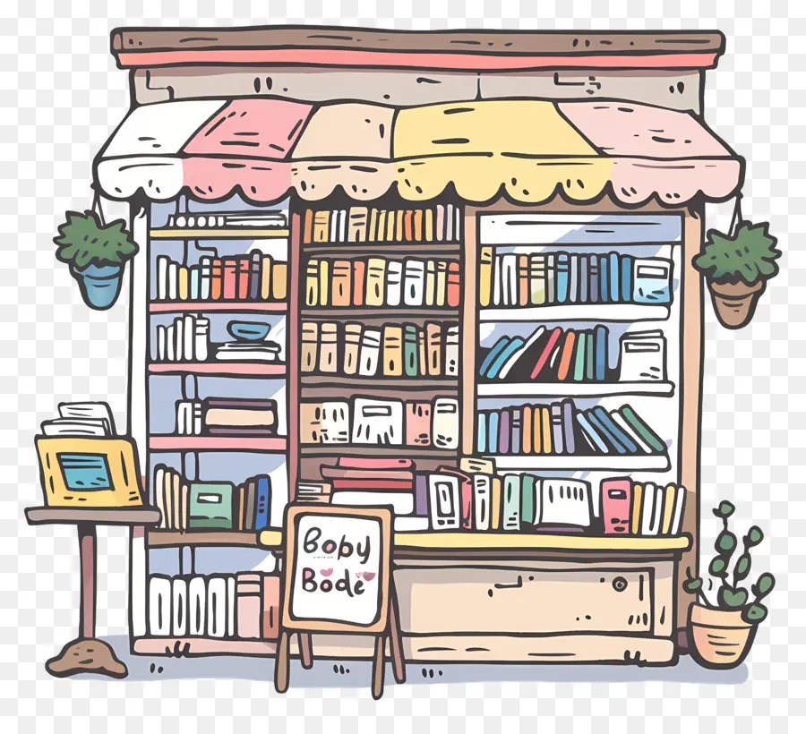 Librería，Libros PNG