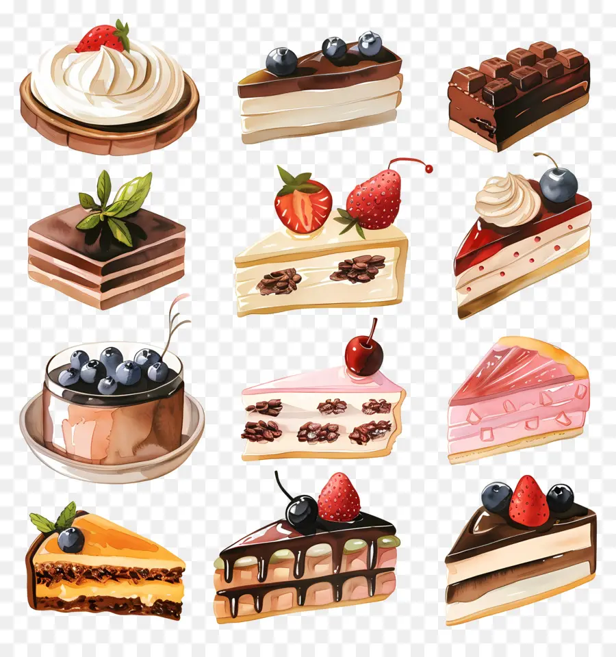 Postres，Pastel De Chocolate PNG