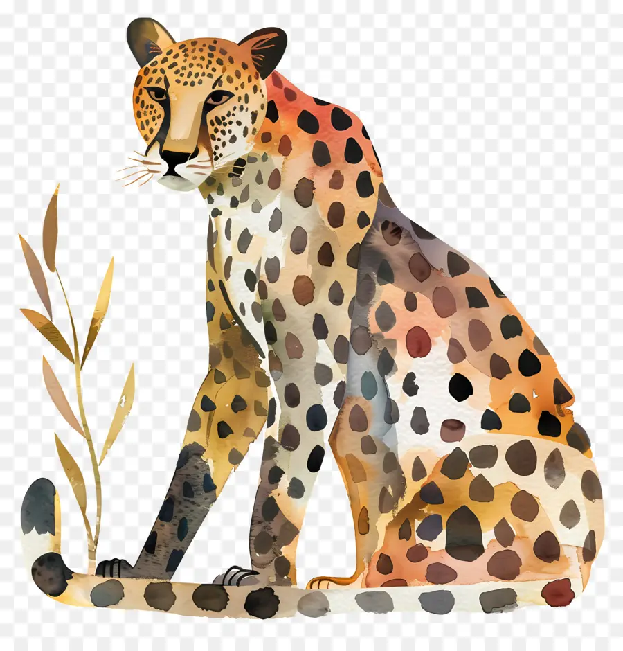 Leopardo，Manchas PNG