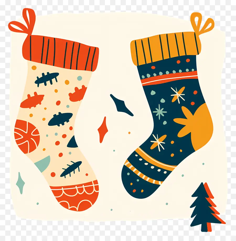 Medias De Navidad，Calcetines De Navidad PNG