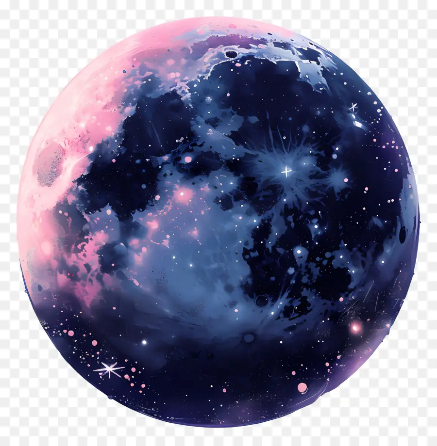 Planeta，Luna Llena PNG