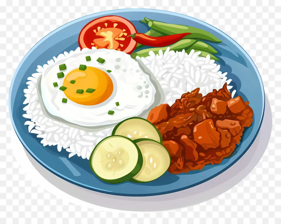 Nasi Lemak，Alimentos Saludables PNG