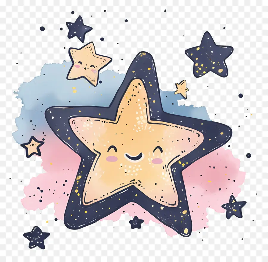 Estrella，Sonriendo Estrellas PNG