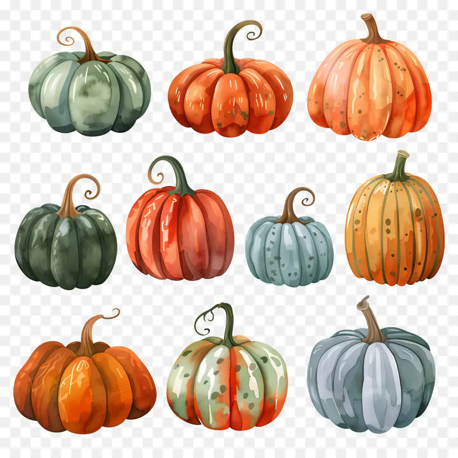 Las Calabazas，Halloween PNG