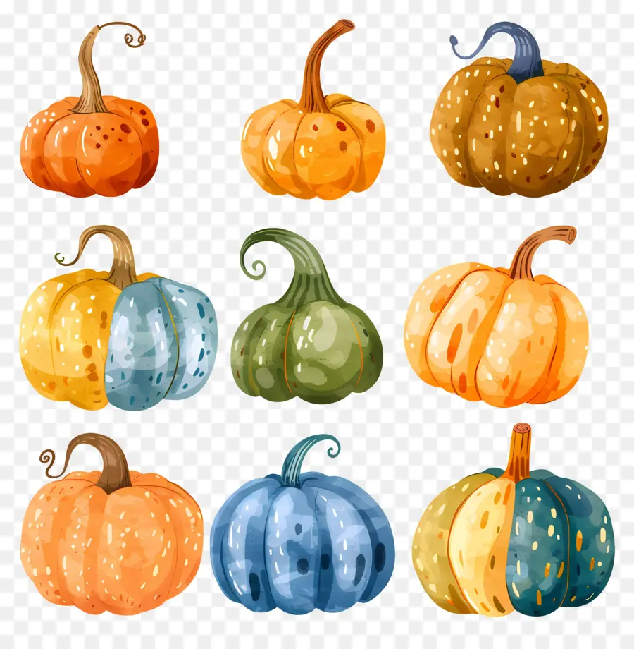 Las Calabazas，Halloween PNG