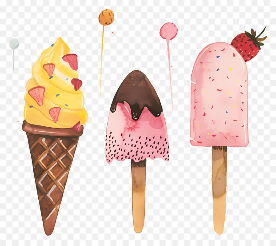 Helado，Conos De Helado PNG