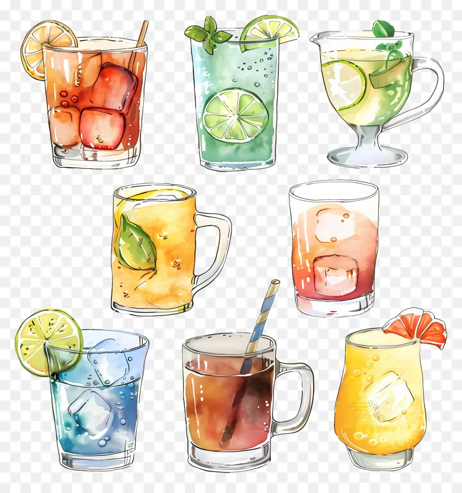 Beverages，Cócteles PNG