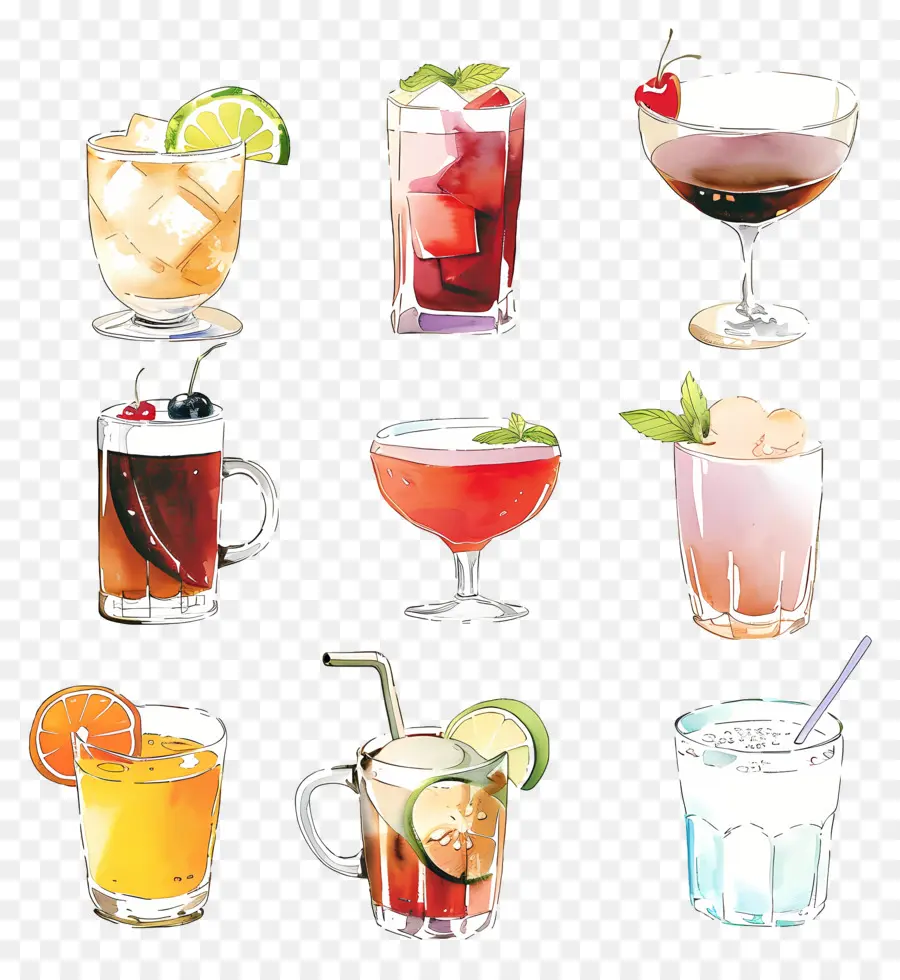 Beverages，Cócteles PNG